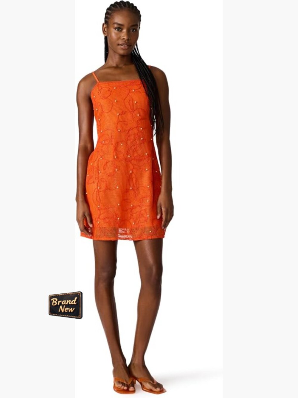 Sleeveless Scoop Neck Zipper Back Solid Mini Dress